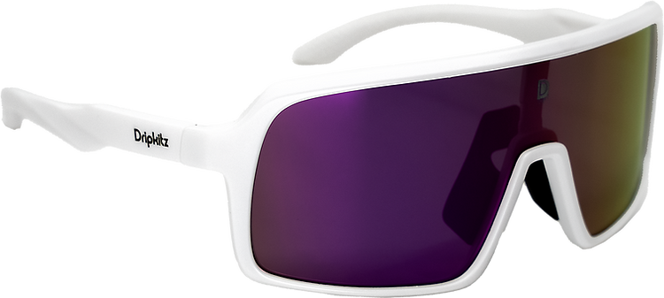Iconic Pink polarized shield sunglasses